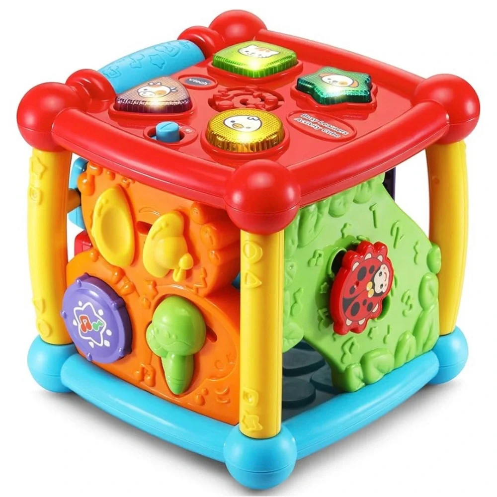 V-Tech Interactive Busy Learn Activity Cube for Babies